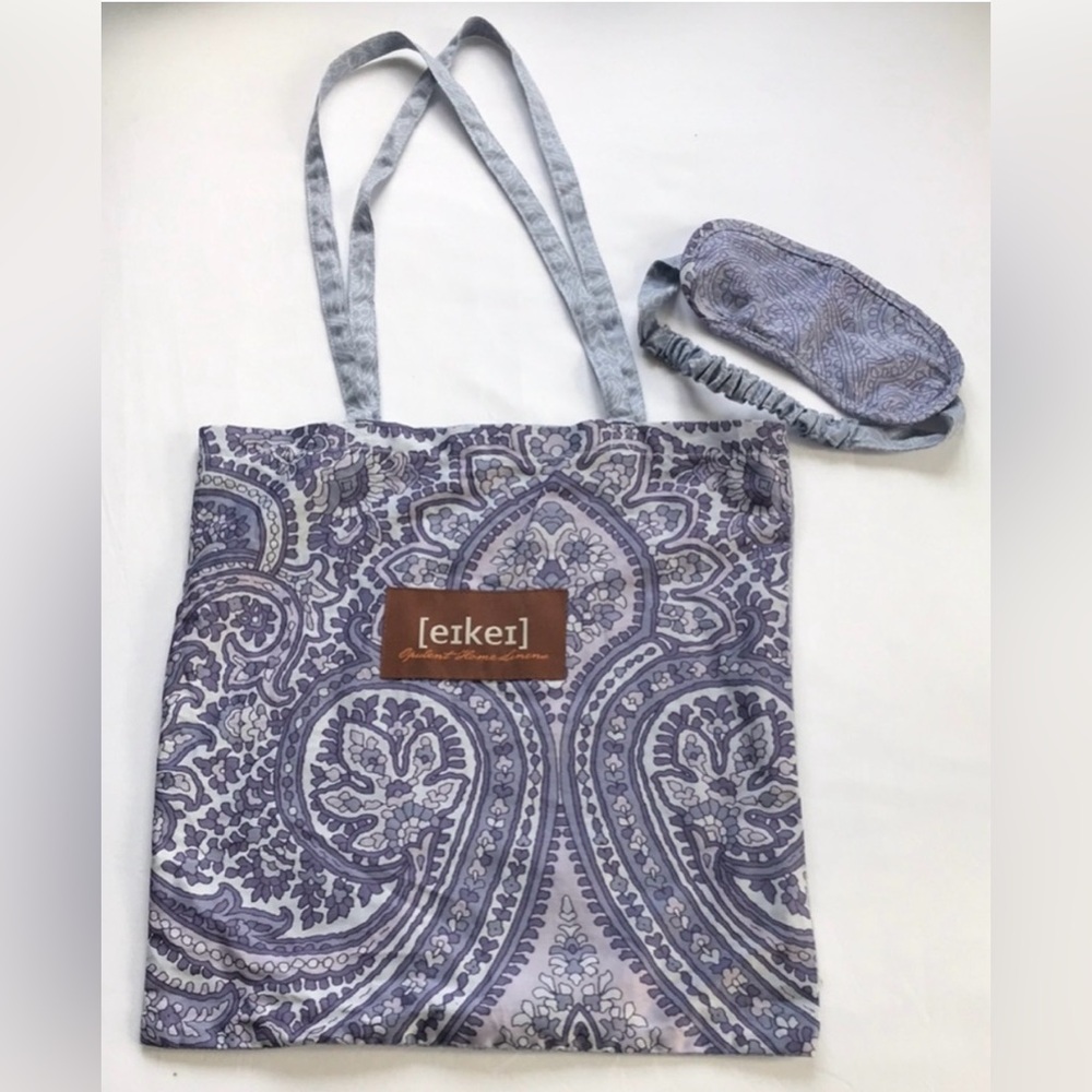 Eikei Organic Egyptian Cotton Overnight Bag With Matching Sleep Mask